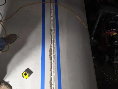 The purpose of the tape is really about cleanliness the glued area which is the width of cover tape that will be applied guaranteeing no more water filtration or penetration